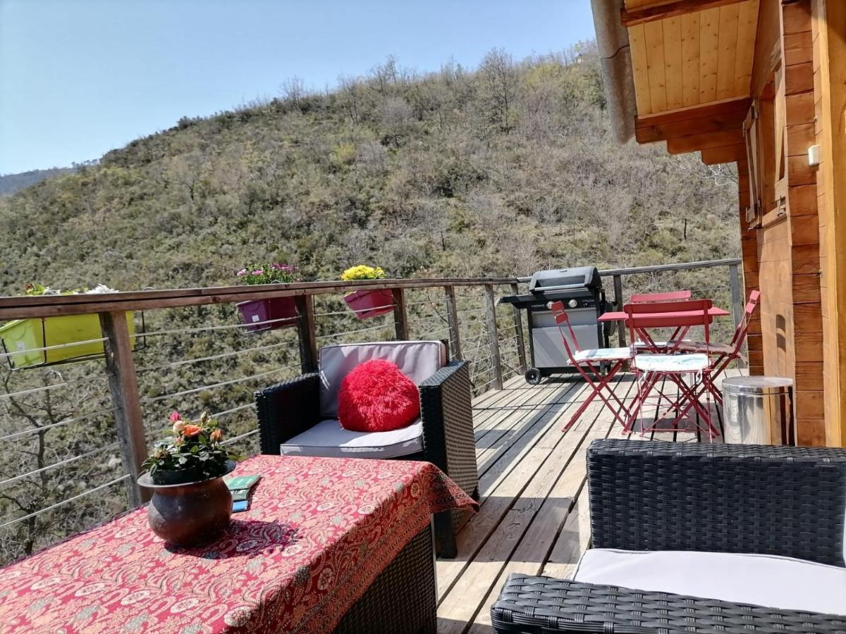 Chalet Sur Pilotis Avec Piscine Privee Lucéram Eksteriør bilde